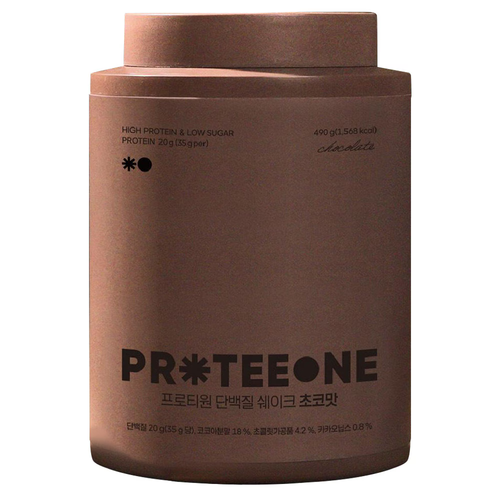protee one PROTEEONE Korean Healthy Protein Shake 490g Chocolate  green tea - Foto 2 di 13