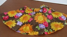 GYMBOREE Fall Colored FLORAL CORDUROY SKIRT Infant Toddler Girl 12-18 month