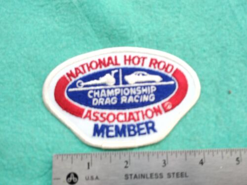 Patch membre vintage NHRA National Hot Rod Association - Photo 1 sur 1