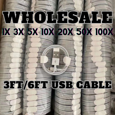 USB Fast Charger Cable Cord Wire For iPhone 6 7 8 Plus X 11 12 13 14 Pro Max Lot