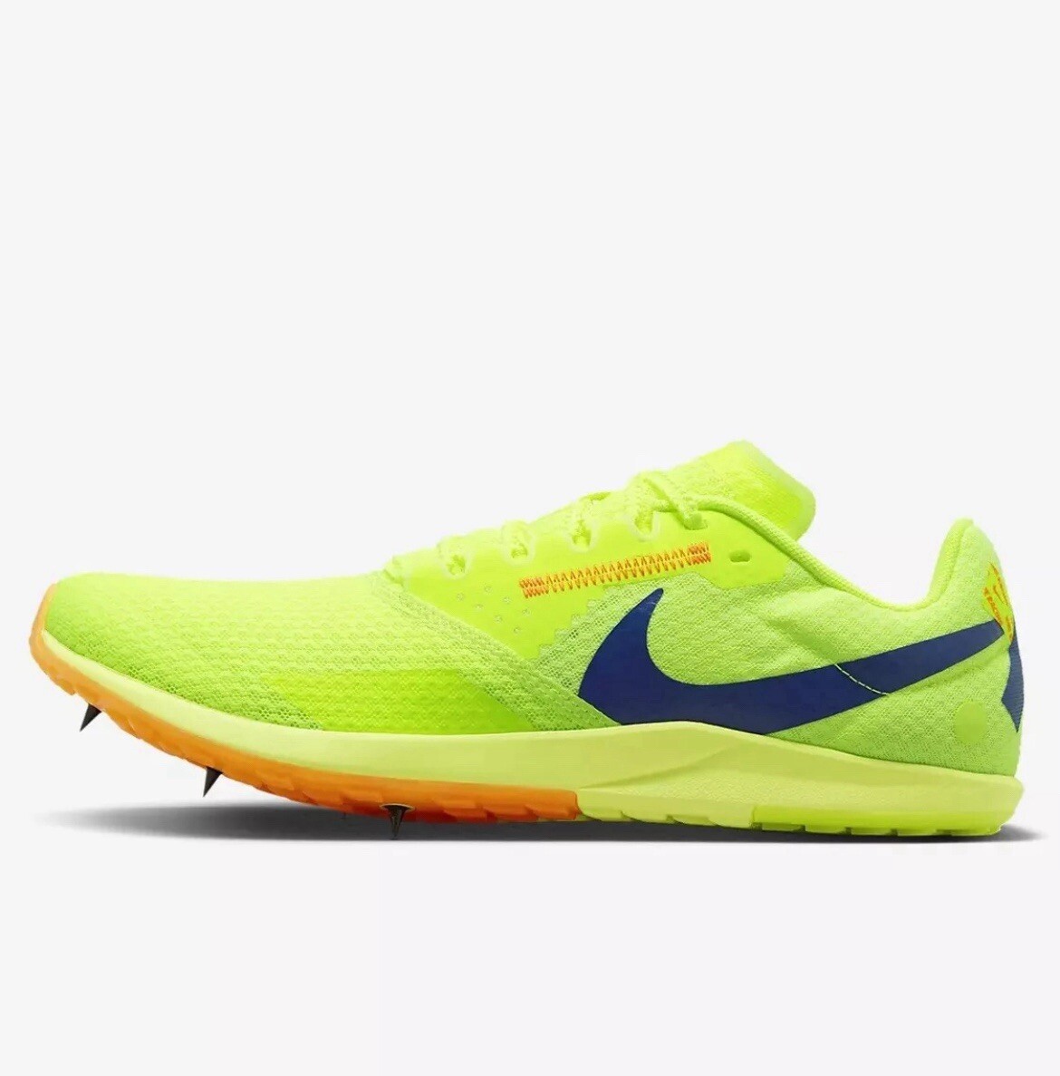 Nike Rival XC 6 Cross-Country Spikes Volt Total Orange Mens 13 DX7999-701 Nike Zoom Rival XC 6 Athletic Shoes - Volt/Concord/Total Orange main image 4