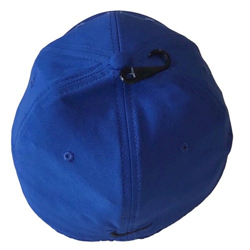 Nike Golf Legacy91 Blank Front Swoosh Back Flex Cap Classic Baseball Hat Blue ML - Afbeelding 4 van 6