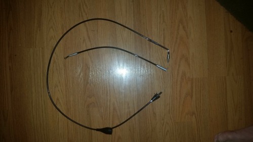 LA Choppers - LA-8005ID16B - Black Vinyl/Stainless Braided Idle Cable Kit Harley - Picture 2 of 6