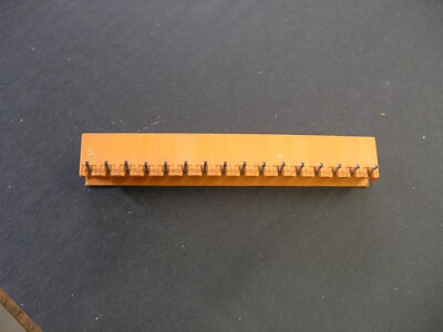 WEIDMULLER-SLA Pin Header for PCB Connectors, 16 pos,  5.08mm pitch, Side Entry