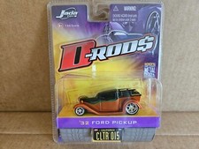 Jada Toys 2006 D-rods 164 Wave 2 Black Orange 32 Ford Pickup Diecast Jada Toys 2006 D-rods 164 Wave 2 Black Orange 32 Ford Pickup Diecast