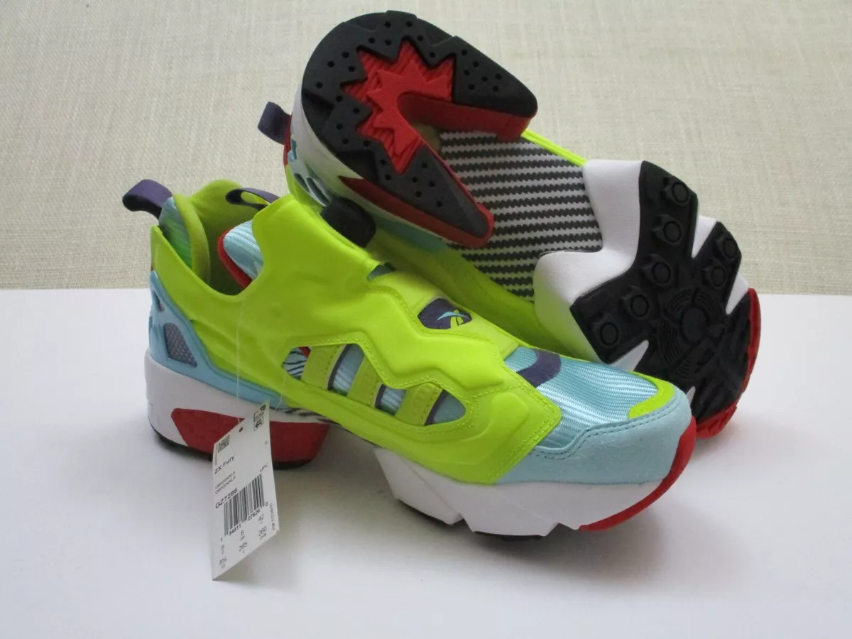 Adidas x Reebok ZX Fury Insta Neon Yellow GZ7286 Size 8.5 | eBay