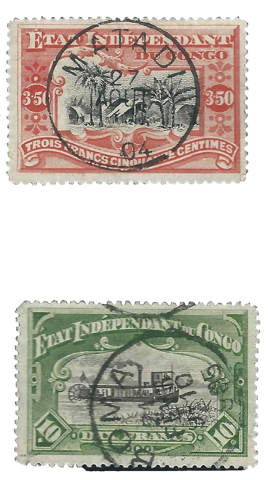 VF (Very Fine) Used Belgian & Colonies Stamps