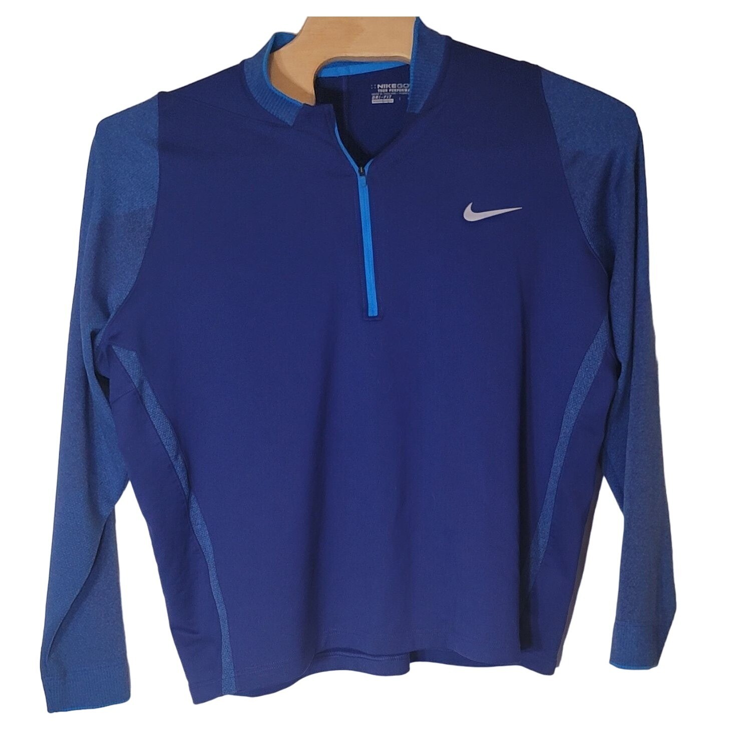 SACAI X NIKE Nike Golf Dri Fit Quarter Zip Golf Giacca Riscaldata Blu Taglia XXL