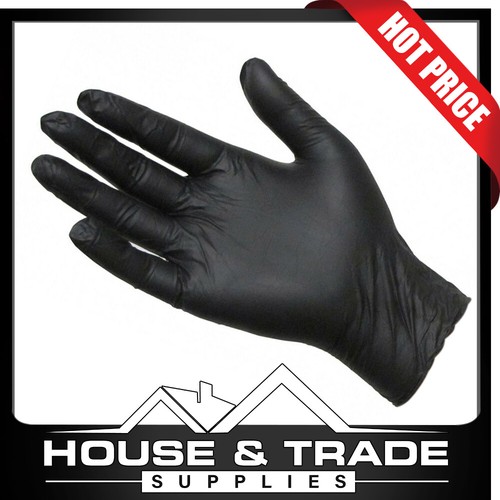 Rhino Nitrile Gloves 100 Pack MEDIUM Disposable Work Glove PROHANDS