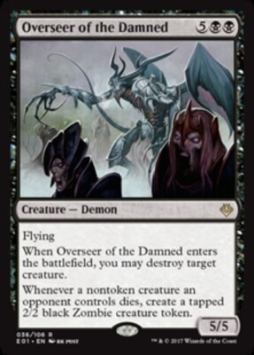 Overseer of the Damned NM, English MTG Archenemy: Nicol Bolas | eBay