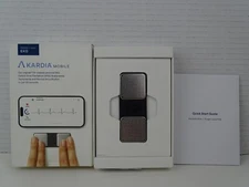 AliveCor KardiaMobile Personal EKG ECG 1-Lead Monitor Black Used AC-009-UA-C