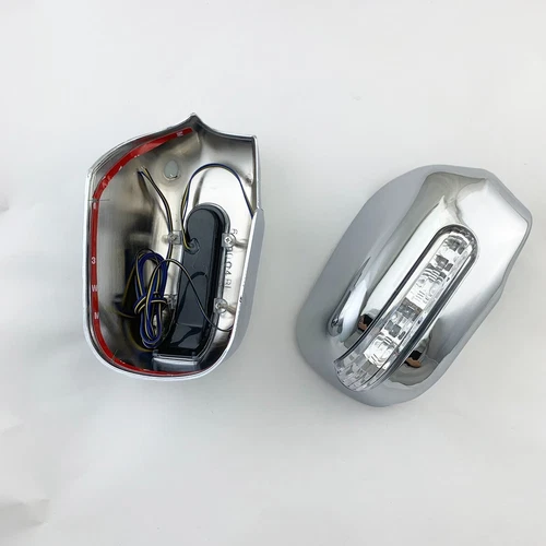 Chrome Car Side Mirror Shell With Light For Toyota Echo 2000-2005 Accessory New - Bild 7 von 7