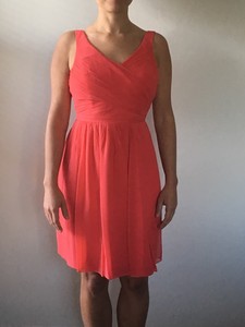 j crew chiffon bridesmaid dress