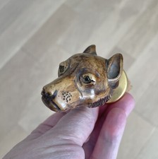 Vintage Comoy&rsquo;s Of London Bottle Stopper Dog Head Italy