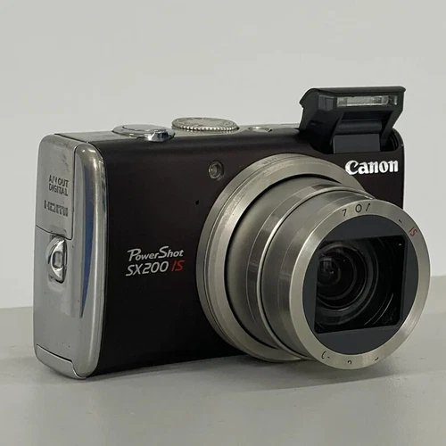 Canon PowerShot SX200 IS 12.1MP 12x Optical Zoom Digital Camera Black - 90% New - Picture 1 of 3