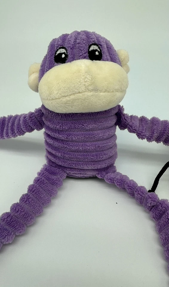 Zippy Paws 12' Purple  The Crinkle Monkey  Squeaky Toy For Dogs And Friend?? - Image 3 of 4