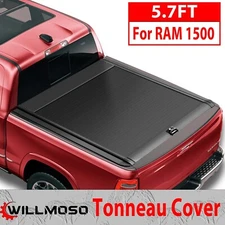 5.6/5.7 Tonneau Cover Truck Bed Cover Retractable Fit For Dodge Ram 1500 09-24