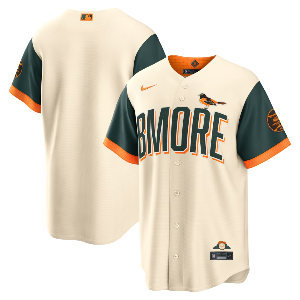 Baltimore Orioles Nike City Connect Stadium Jersey BMORE Eutaw