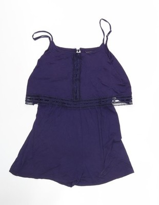 Dorothy Perkins Damen lila Playsuit, Größe 10, Freizeit Sommer