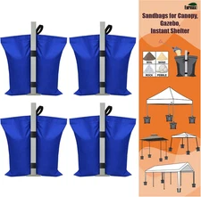 Eurmax USA Canopy Weight Bags Equipment Bags for Pop up Canopy Tent, Sand Bags f