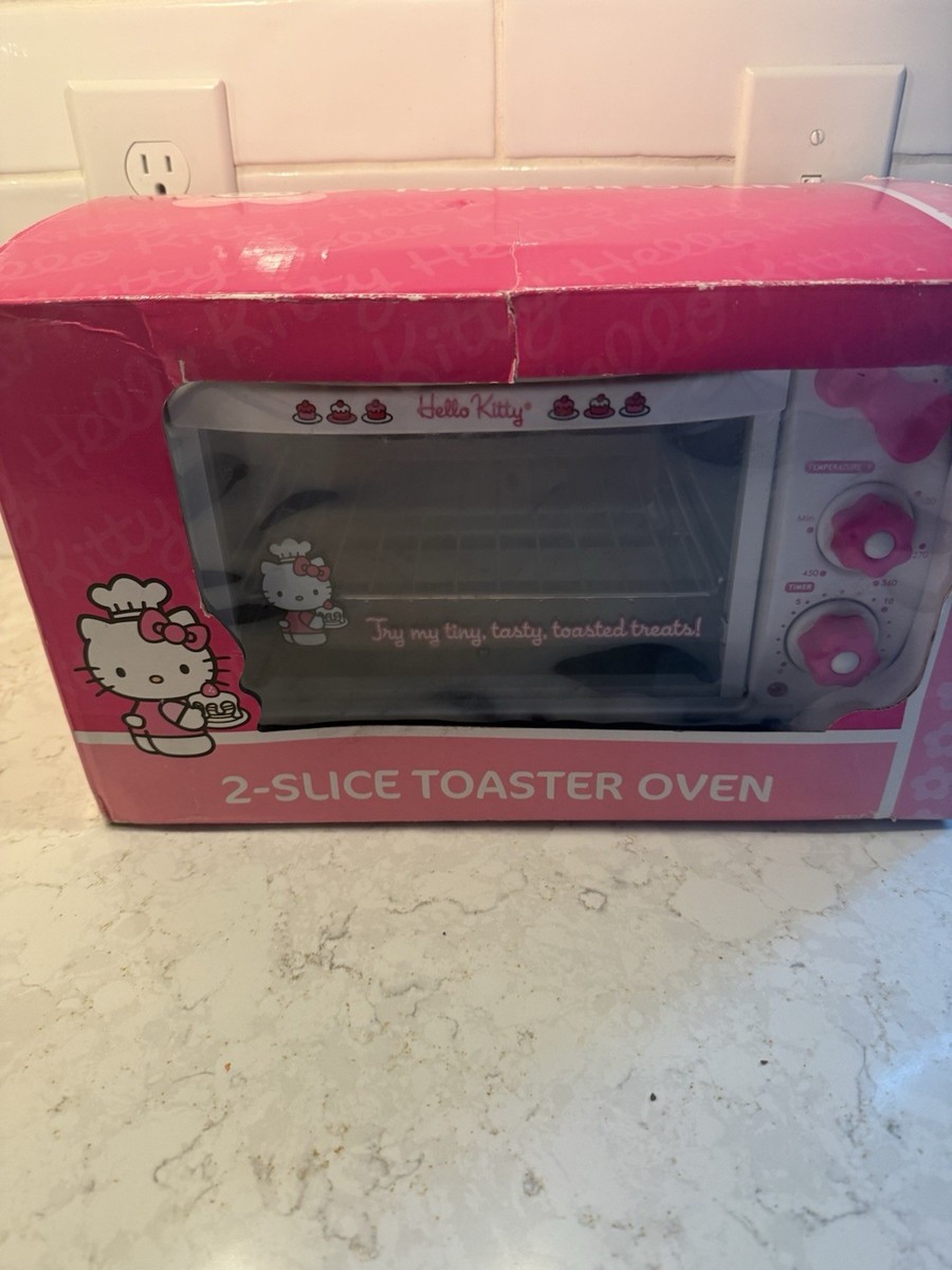 Sanrio Hello Kitty Vintage Toaster Oven White / Pink KT5225 Never