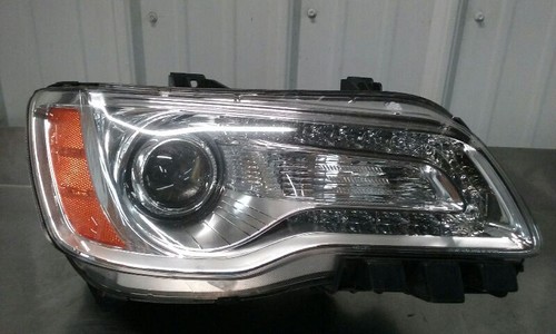Passenger Headlight Chrome Headlamp Bezels Halogen Fits 11-14 300 900115