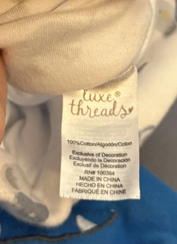 Lot/3 Carter’s, Luxe Threads Baby Boys Beanie Caps Hats—Monster, Tiger, Elephant - Image 2 of 4