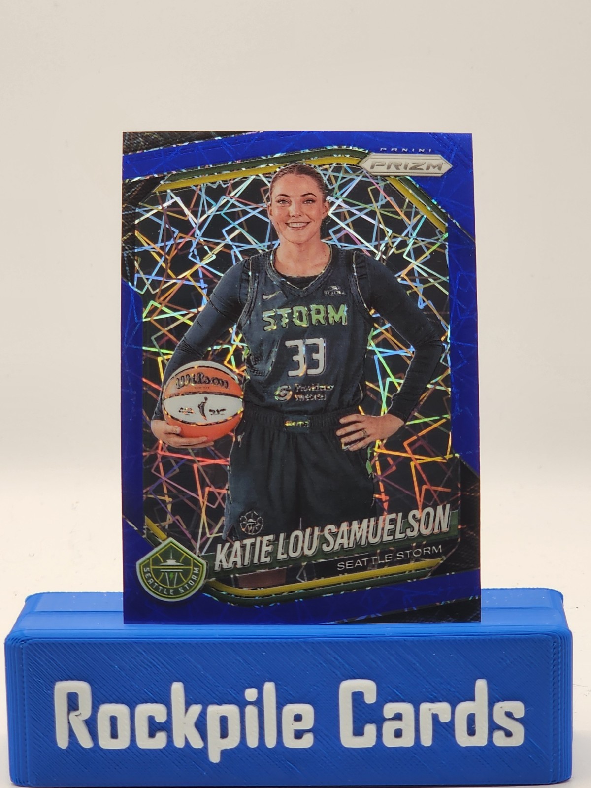 2025 Panini Prizm WNBA - Karlie Samuelson #82 Blue Velocity Prizm