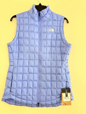 NWT Women's The North Face ThermoBall Eco Vest In Virtual Blue Size Small