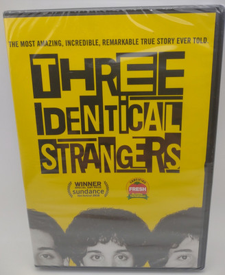 Three Identical Strangers (DVD, 2018) NEW, sealed, ships next business day!