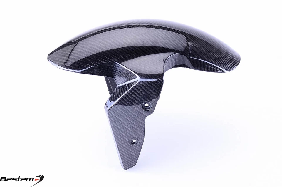 2015-2025 BMW S1000XR 100% Carbon Fiber Front Fender Mud Guard Twill Weave Foto 3 de 4