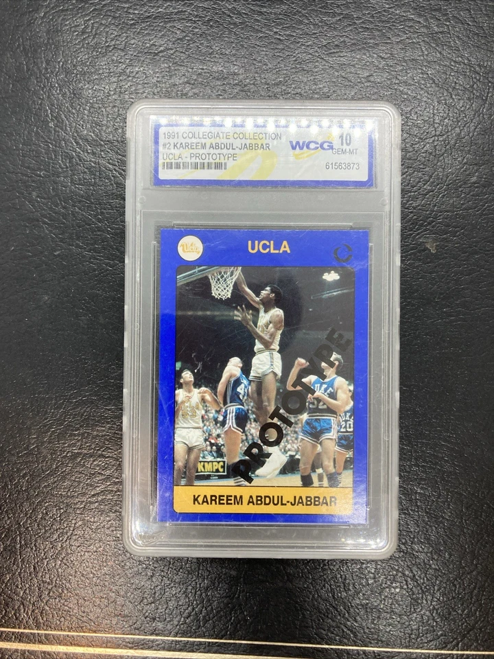 Colección Colegiada UCLA 1991 #2 Prototipo Kareem Abdul-Jabbar WCG Gema Como Nueva 10 Foto 3 de 4
