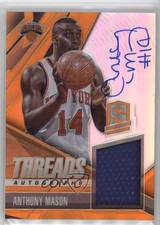 2013-14 Panini Spectra Threads Auto Orange 29/49 Anthony Mason #27 Auto fu8