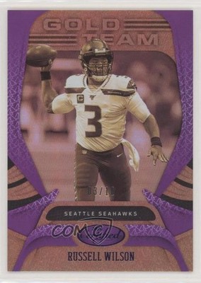 2020 Certified Gold Team Mirror Purple 3/10 Russell Wilson #GT-RW 4hj