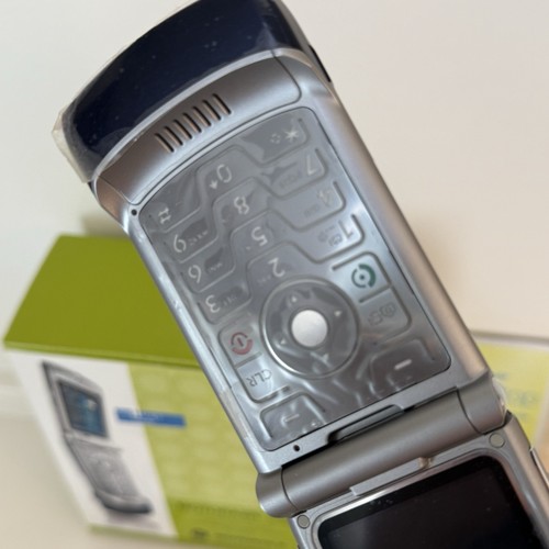 All Tell Razor Phone Motorola RAZR V3 - 500 MB - Cosmic Blue (Alltel) for sale online | eBay