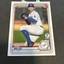 2020 Bowman Draft 1st Edition - Bobby Miller #BD-38 (RC)