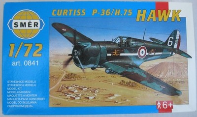 Curtiss P-36/H.75, Jagdflugzeug  WK II, 1:72