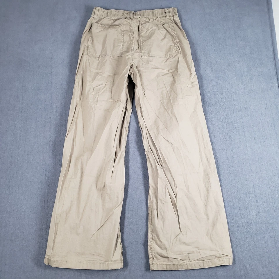 RE Generation By Celebrity Pink Pants Womens Medium High Rise Wide Leg Beige  - Image 2 of 4