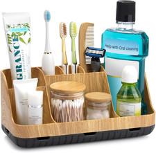 Bathroom Organizers and Storage - Detachable 7 Slots Kids Electric Toothbrush an