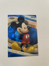 2025 Topps Chrome Disney Sapphire Mickey Mouse #1 Blue Sapphire Card