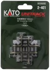 Kato USA, Inc. HO 60mm 2-3/8" 90-Degree Crossing, KAT2401 One Size