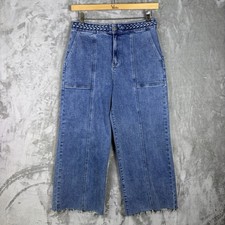 Dear John Women s High Rise Wide Leg Cropped ...