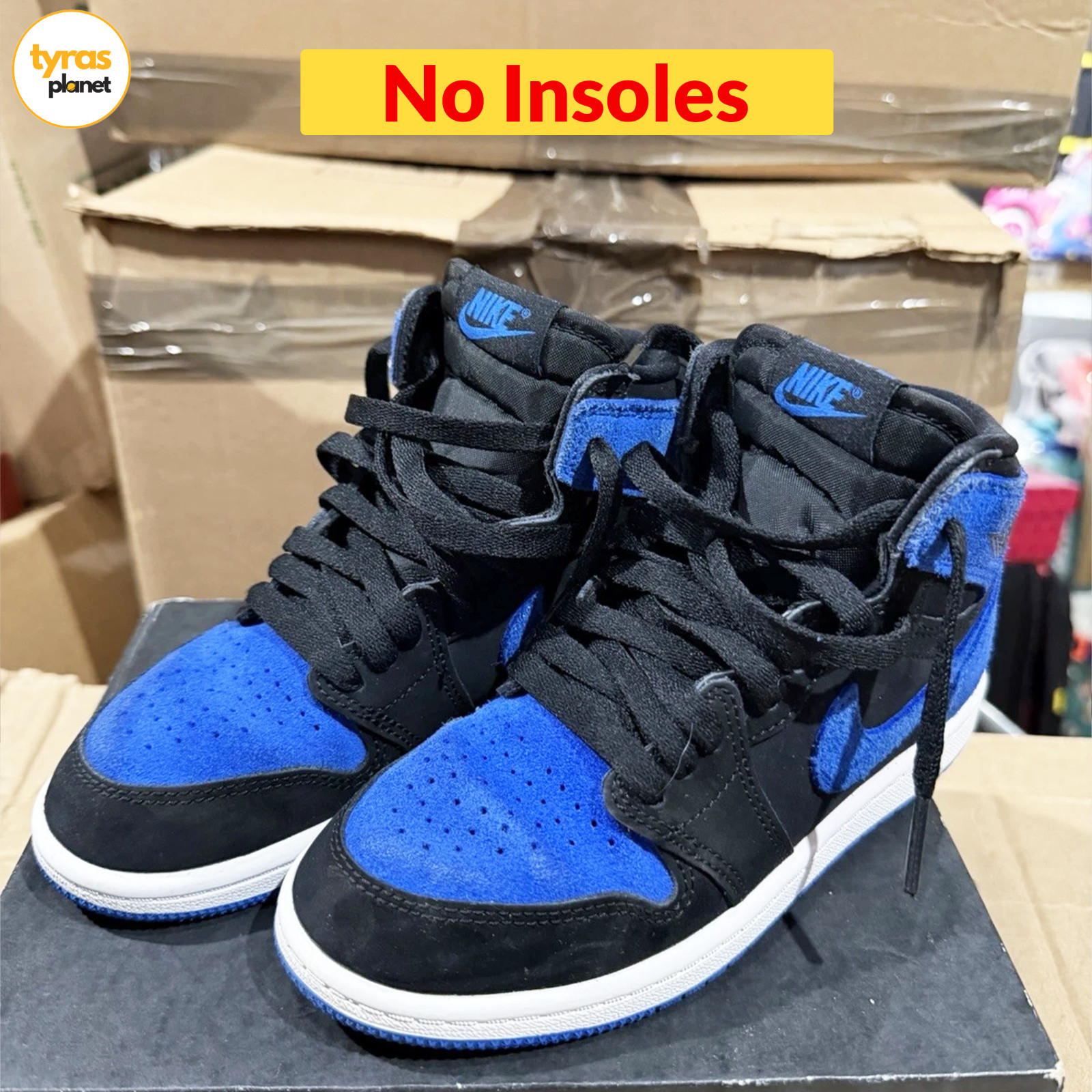 Nike Air Jordan 1 High OG Royal Reimagined FD1412-042 1Y Missing Insole No Box