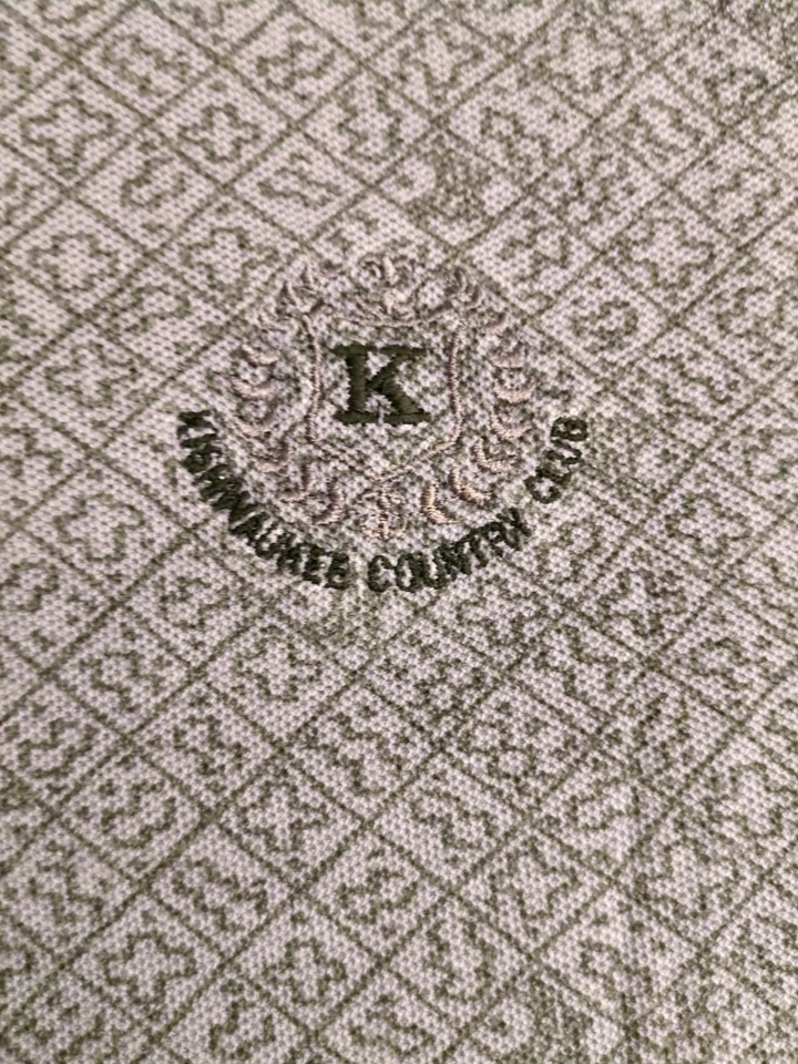 Camisa Polo Ashworth XXL De Colección Hecha en EE. UU. Algodón Patrón Golf Kirtland Country Cl Foto 3 de 4