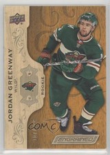 2018-19 Upper Deck Engrained Rookies 107/299 Jordan Greenway #76 m7l