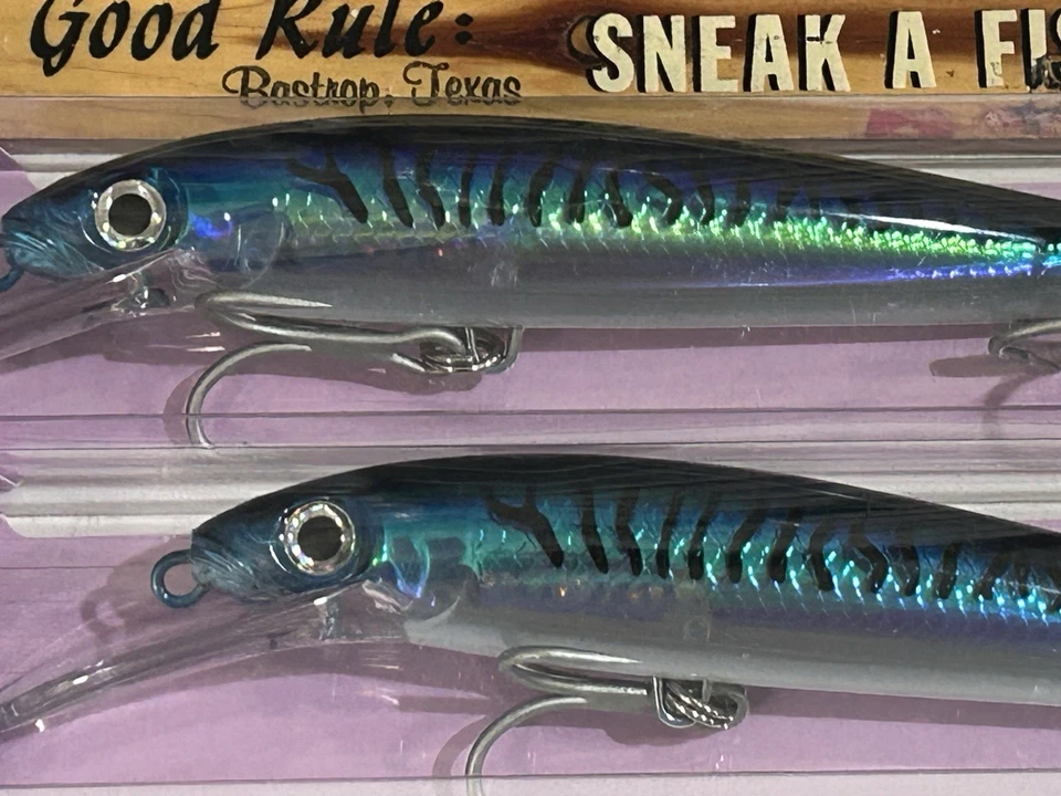 LOTE DE 2 Rapala Husky Magnum HMAG-15 15 cm 36 g 1-1/4 OZ. MACKERAL AZUL PLATA Foto 2 de 4