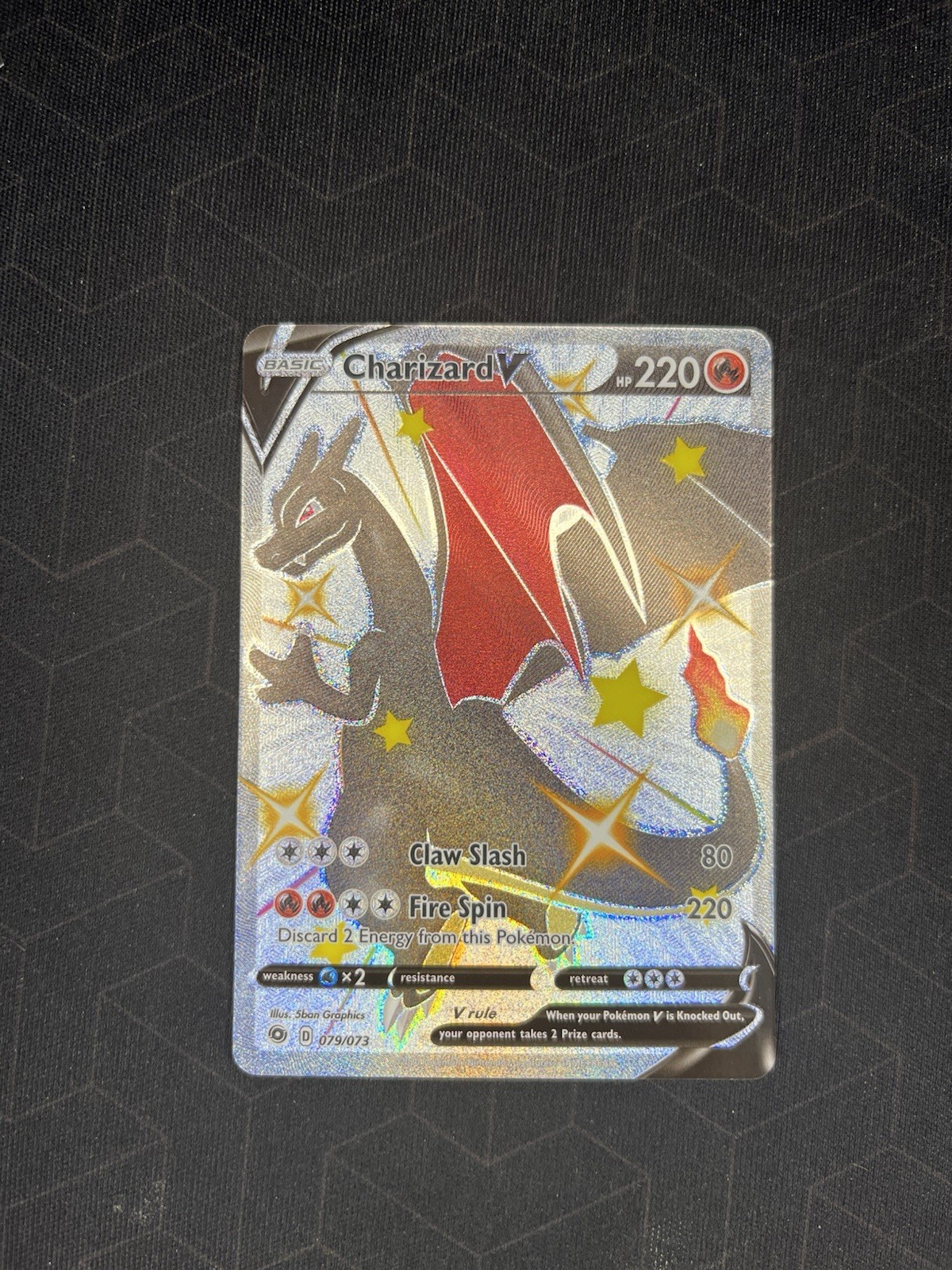 Pokémon TCG Charizard v Champions Path 79/73 Secret Rare NM Condition