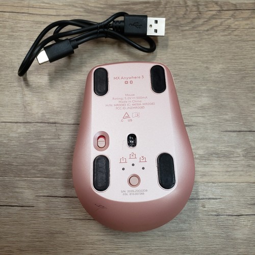 Logitech MX Anywhere 3 Compact Performance Mouse Wireless Rose P/N 810-007269 - Bild 6 von 9