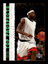 2003-04 Upper Deck UD Top Prospects LeBron James #55 Rookie Card. rookie card picture