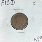 1915-D LINCOLN WHEAT CENT ~ FINE ~NICE COIN~